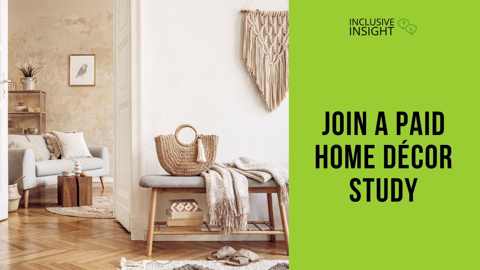 Home Decor Research Study